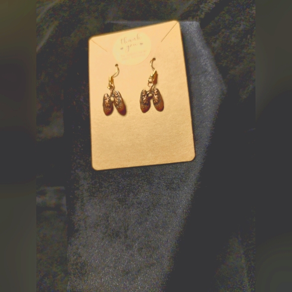 💥 3 for 15! Handcrafted lungs 🫁 earrings - Picture 2 of 3